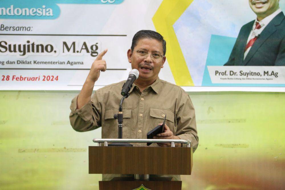 Kepala Badan Litbang dan Diklat Kemenag, Suyitno (dok. Kemenag)