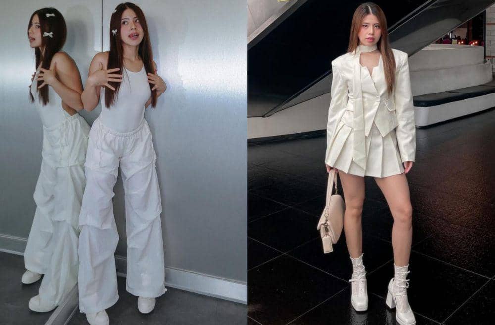 9 Inspirasi Outfit Nuansa Putih ala Renni Rere, Elegan Banget!