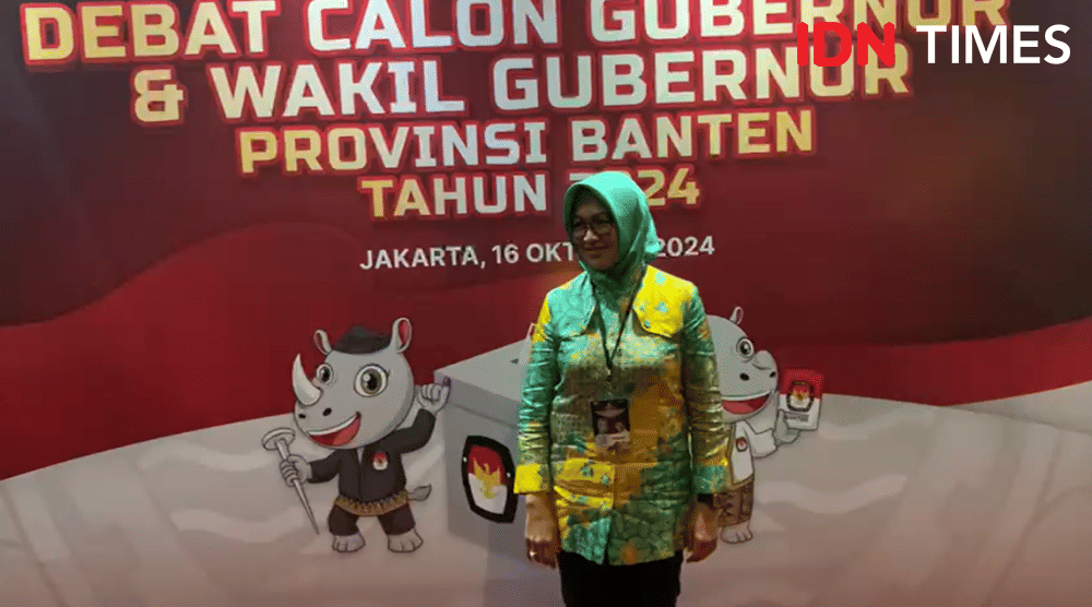 Tiba di Arena Debat, 2 Paslon Pilgub Banten Minta Doa