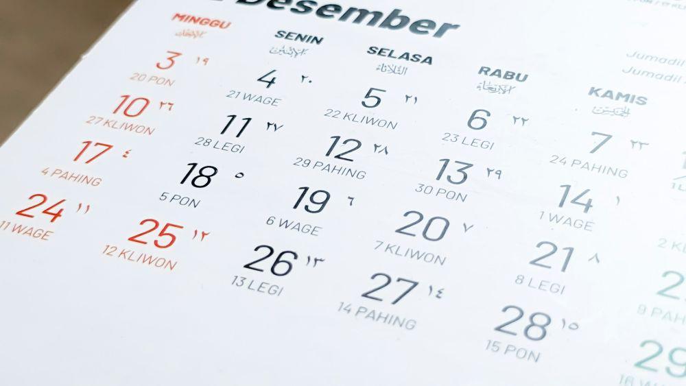 Kalender Tahun 2024, Cek Daftar Tanggal Merah hingga Desember