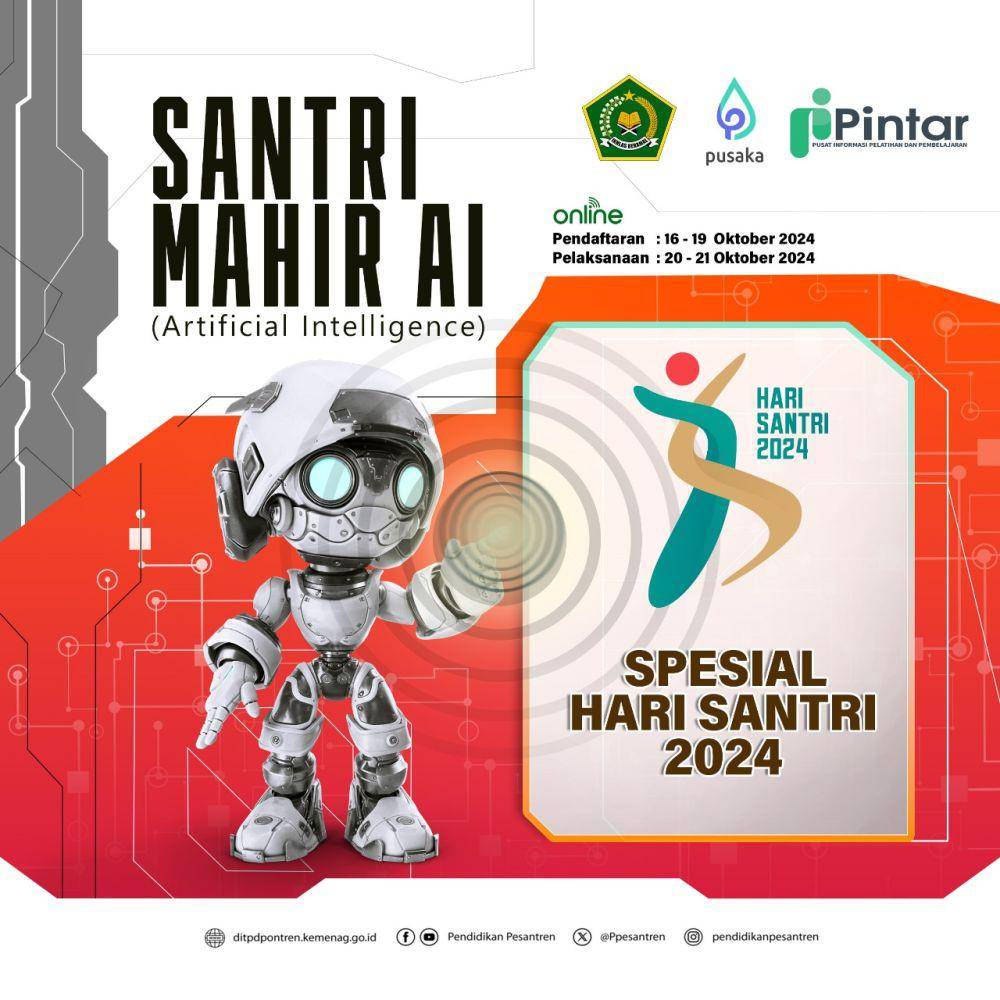 Kemenag Buat Kursus Santri Jadi Content Creator dan Mahir AI (dok. Kemenag)