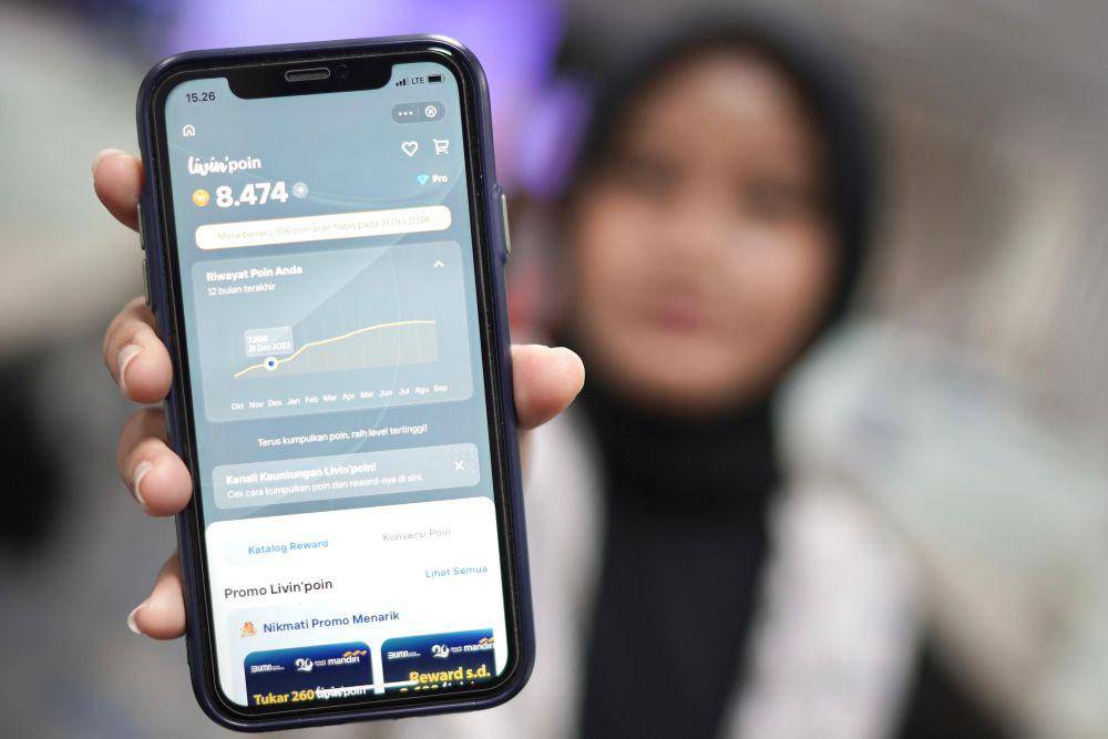 Bank Mandiri memperkenalkan fitur terbaru dalam Beyond Super App Livin' by Mandiri, yakni Livin'poin. (dok. Bank Mandiri)
