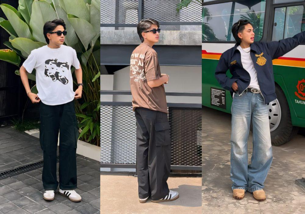 9 Ide Mix and Match T-shirt ala Fazmi Febriana, Kece Maksimal!