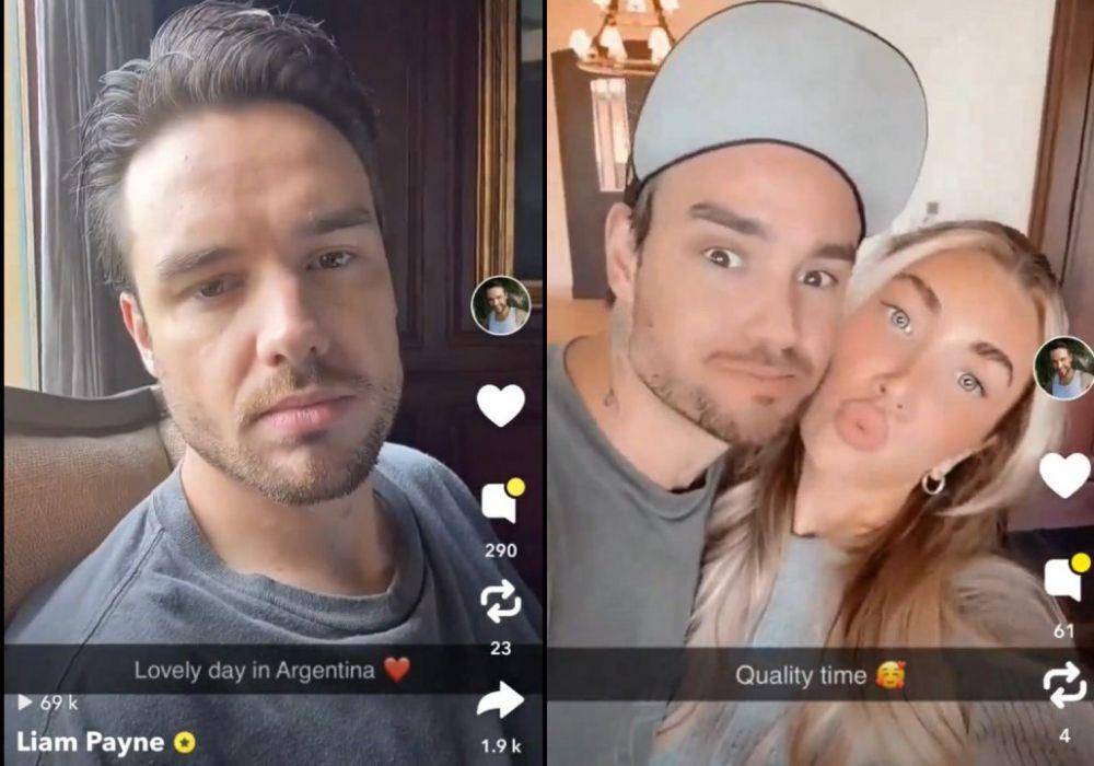 unggahan terakhir Liam Payne (snapchat.com/liampayne)