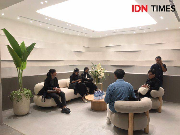 Potret booth Propan dan Sandimas di Indonesia Design Week. 17 Oktober 2024. (IDN TImes/Hani Safanja)
