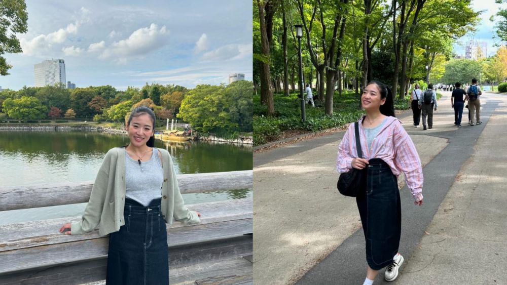 9 Potret Haruka Liburan di Jepang, Kunjungi Kastel yang Megah!