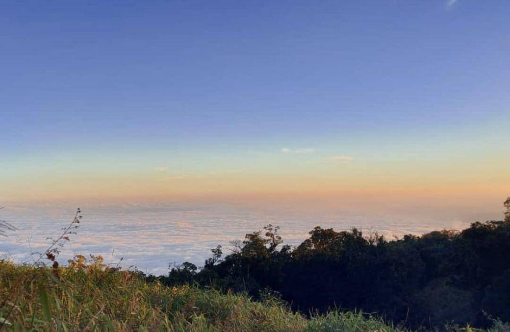 Lautan awan yang tampak dari puncak Wilis via Candi Penampihan. Instagram/wilismountainta