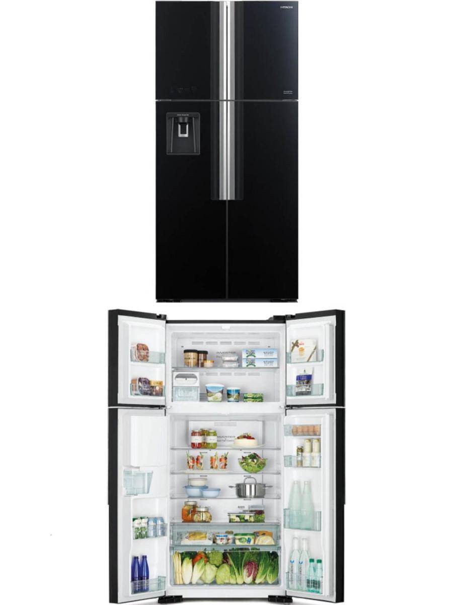 Kulkas Hitachi Big French R-W70PGD7 GBK (shopee.co.id/Hitachi Official Shop)