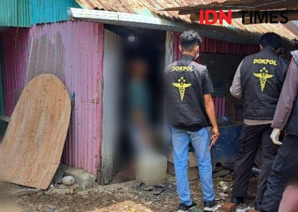 Pria Paruh Baya Ditemukan Tewas Tergantung, Kaki Menyentuh Tanah