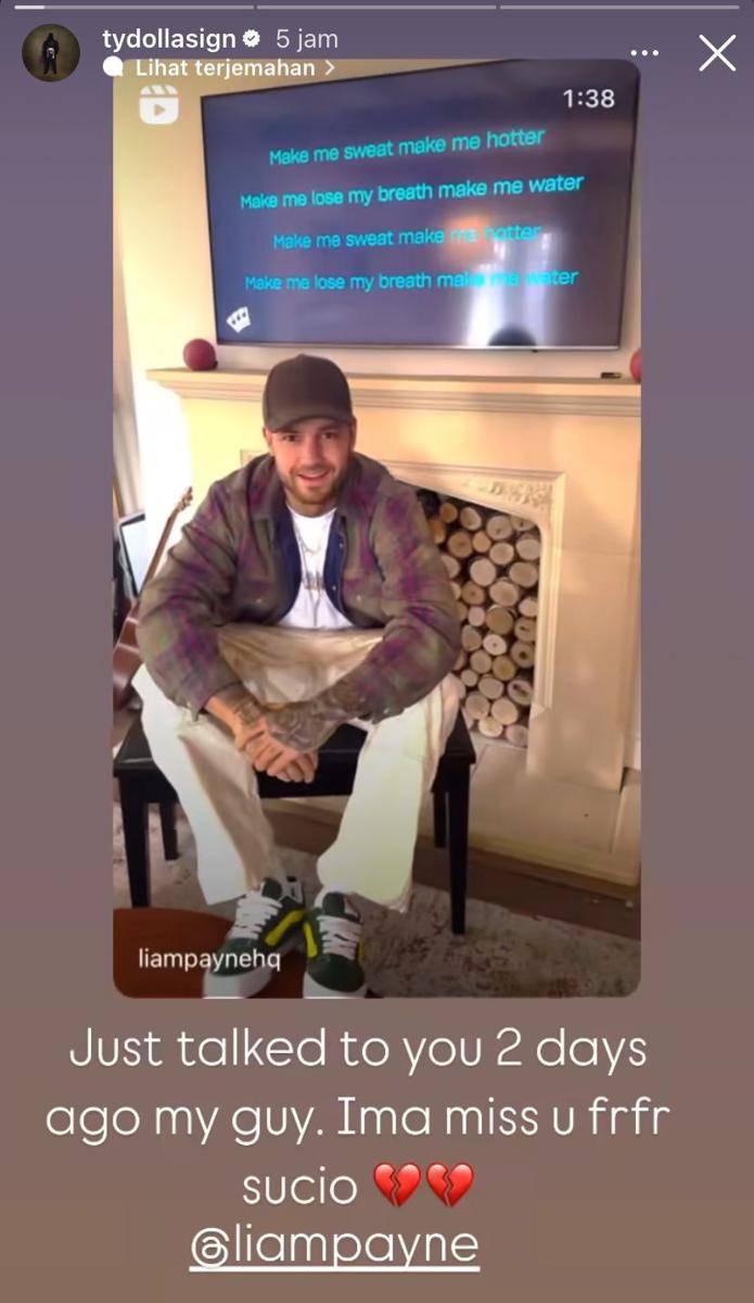 ucapan duka artis Hollywood atas kepergian Liam Payne (Instagram.com/tydolasign)