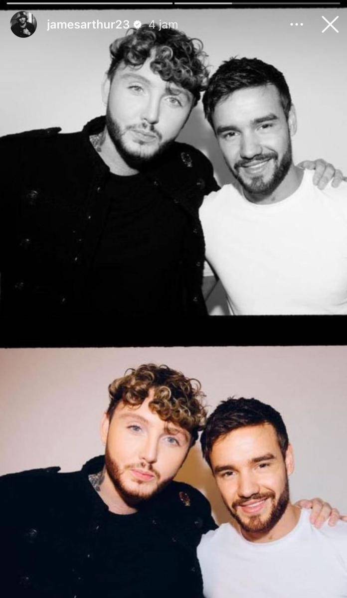 ucapan duka artis Hollywood atas kepergian Liam Payne (Instagram.com/jamesarthur23)