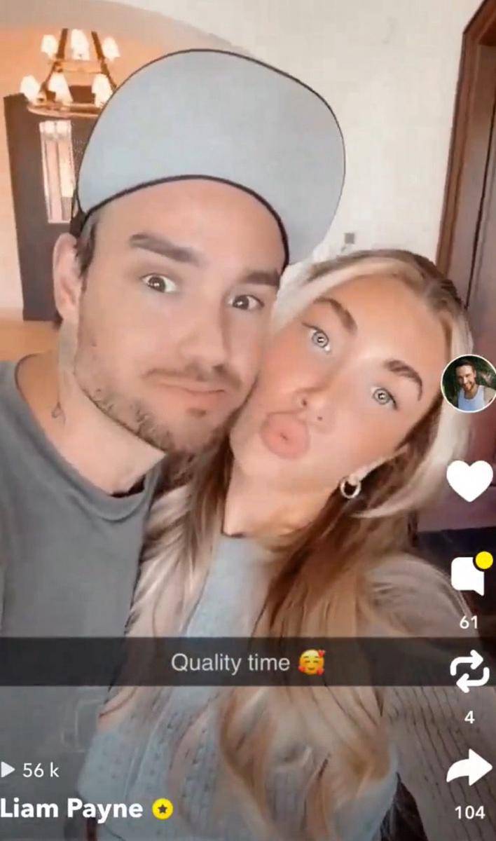 unggahan terakhir Liam Payne (snapchat.com/liampayne)