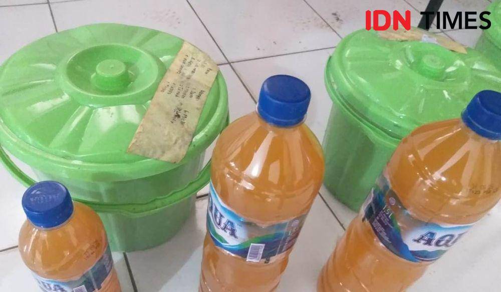 Produk eco enzyme hasil pelatihan (IDN Times/Ervan)