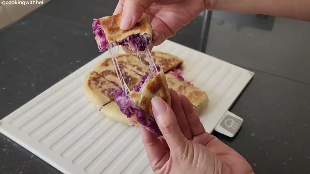 Resep Ubi Ungu Cheese Bread yang Manis dan Lumer di Mulut