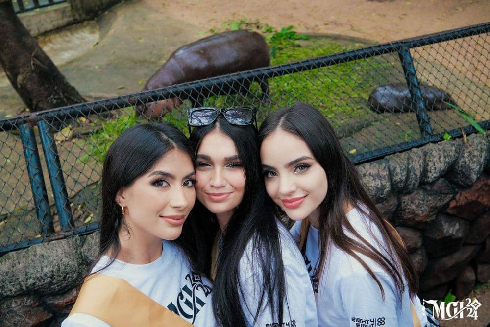 Potret Finalis Miss Grand International 2024 di Khao Kheow Open Zoo (Instagram.com/missgrandinternational)