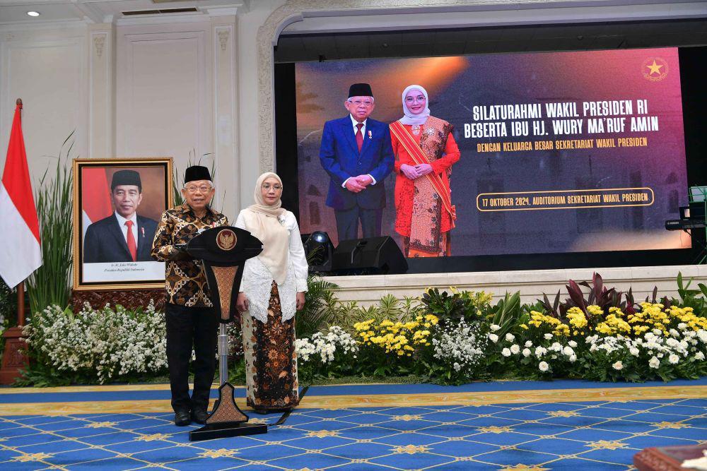 Pernyataan Terakhir Ma'ruf Amin Sebelum Pensiun Jadi Wakil Presiden RI