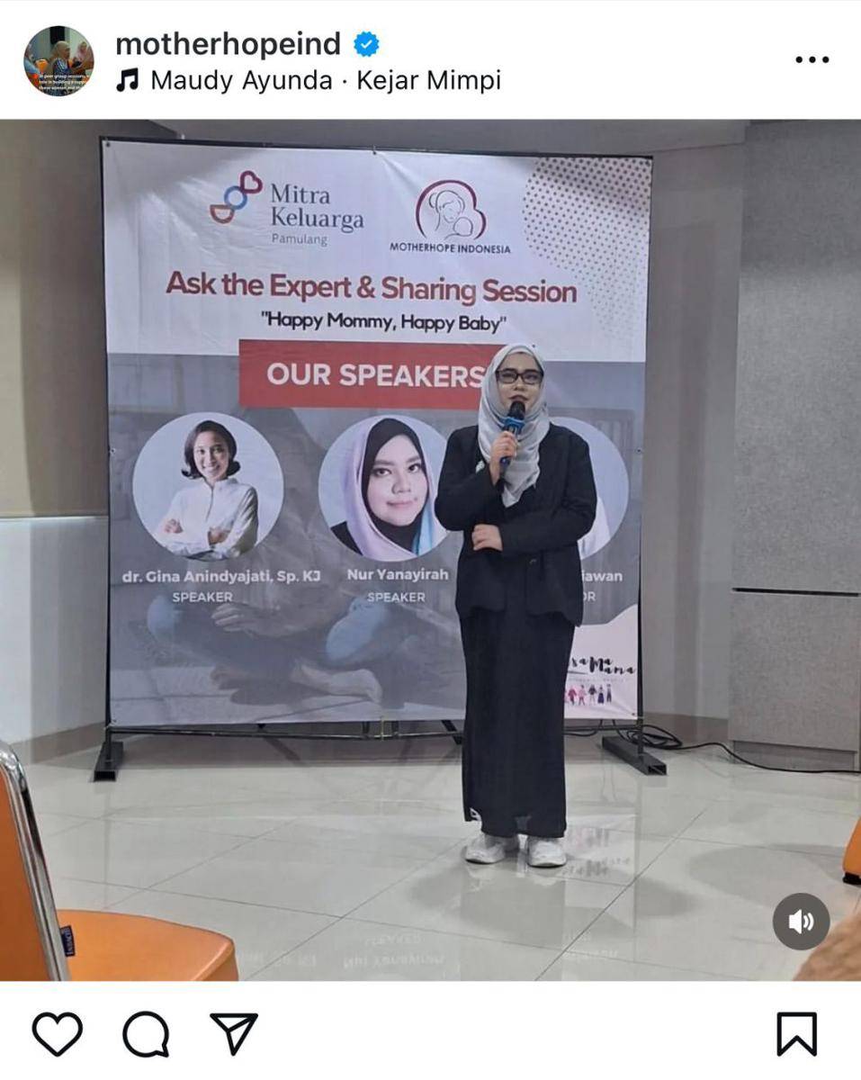 Nur Yanayirah pendiri MotherHope Indonesia (dok.Meta)