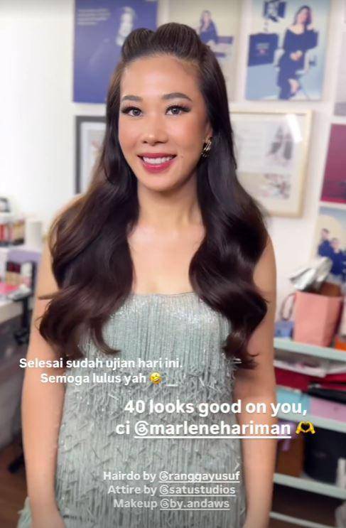 ulang tahun Marlene Hariman (Instagram.com/marlenehariman)