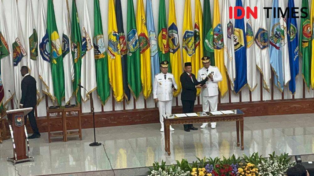 Anwar Harun Damanik dilantik sebagai Penjabat Gubernur Papua Tengah (IDN Times/Aryodamar)