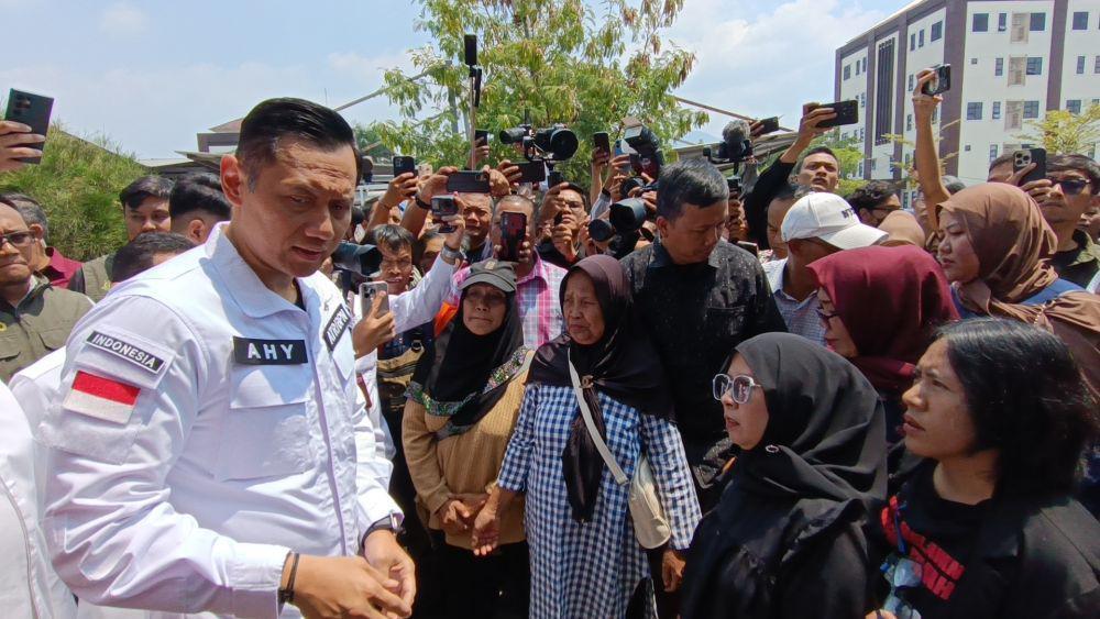 Puluhan Warga Dago Elos Temui AHY, Minta Hak Sertifikat Tanah