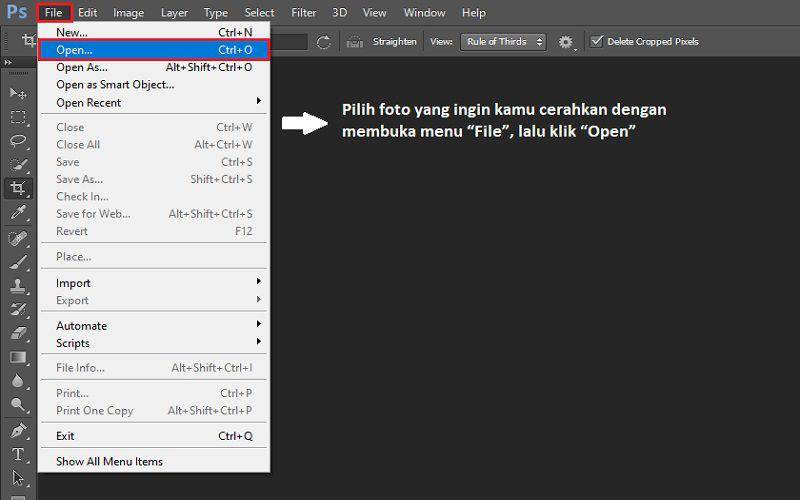 cara mencerahkan foto gelap di Photoshop (dok. pribadi/Jubaedah Haryani)