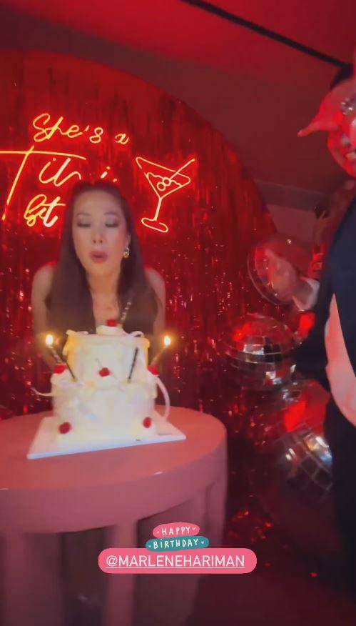 ulang tahun Marlene Hariman (Instagram.com/marlenehariman)