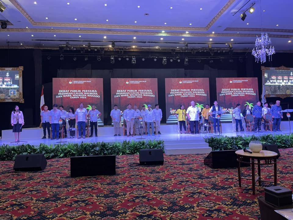 Debat Pilwali Manado 2024, Jumat (18/10/2024). Dok. Istimewa