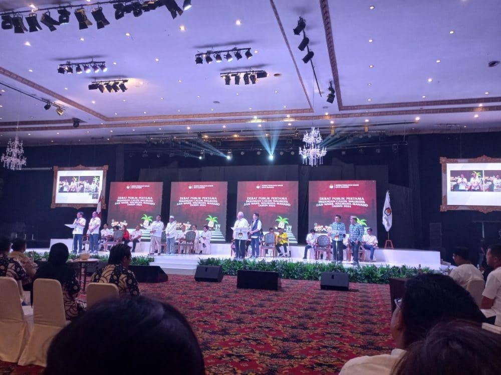 Debat Pilkada Manado 2024, 1 Calon Salah Sebut Presiden Terpilih RI