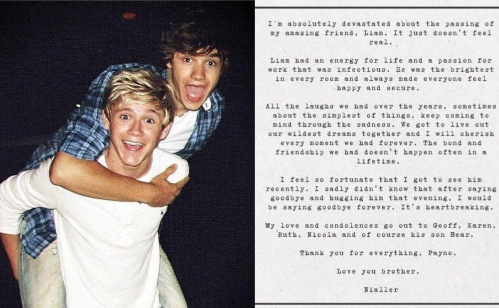 Sempat Ketemu, Niall Horan Kenang Momen Perpisahan Terakhir Liam Payne