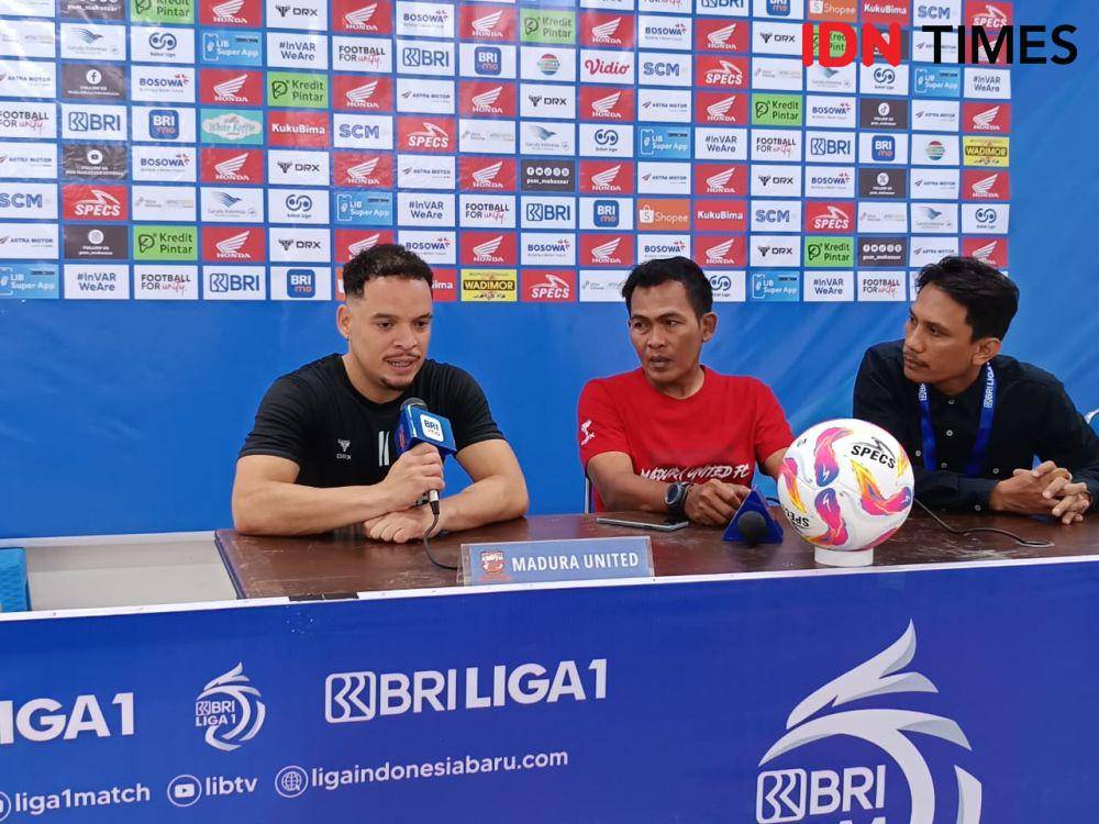Madura United yakin mampu memberi perlawanan sepadan untuk PSM Makassar. (IDN Times/Erik Alfian)