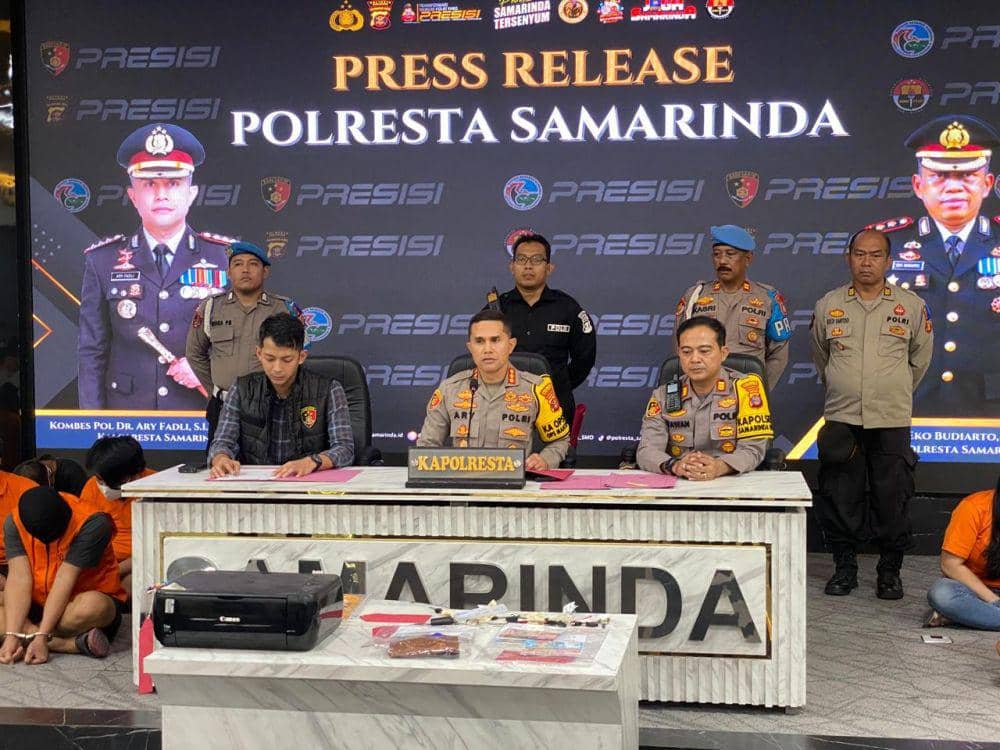 Polresta Samarinda Ringkus Pengedar Uang Palsu