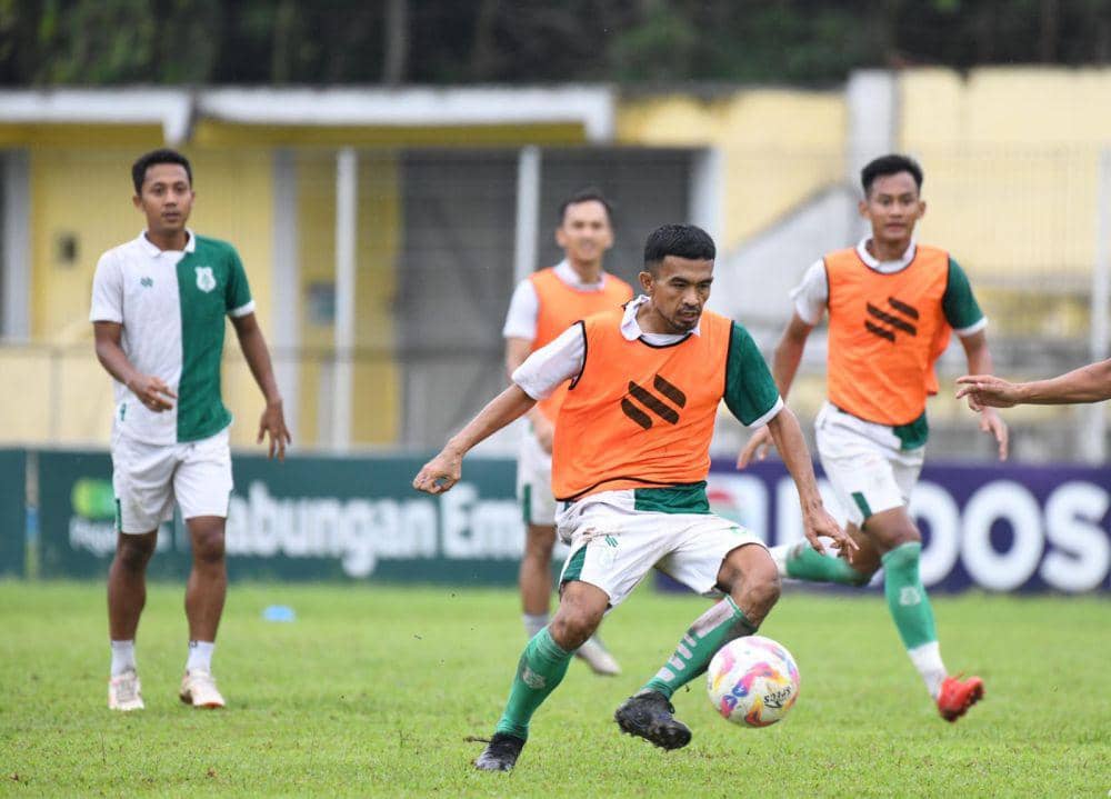 Persiapan PSMS menghadapi PSPS Pekanbaru di Stadion Baharoeddin Siregar, Lubukpakam (dok.PSMS)