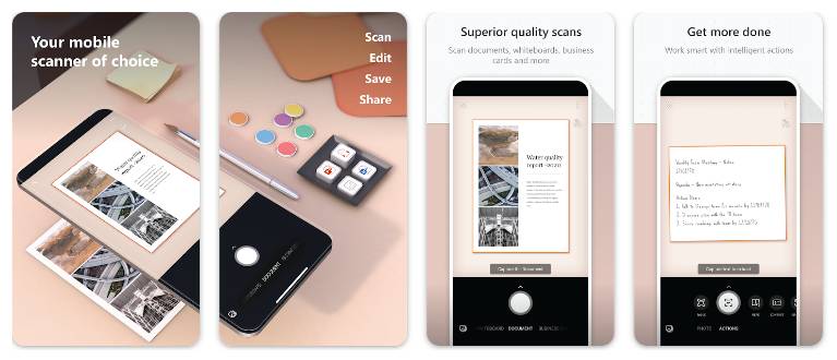 tampilan aplikasi Microsoft Lens (dok. Google Play Store/Microsoft Lens)