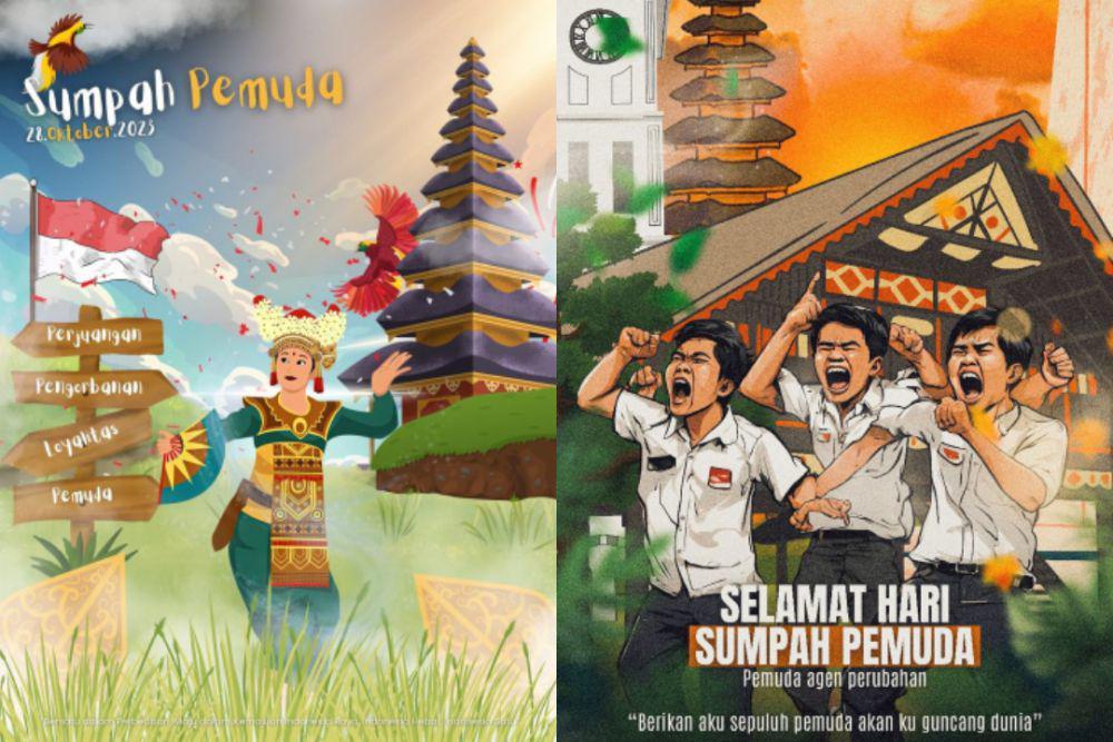 9 Inspirasi Poster Sumpah Pemuda, Kreatif dan Unik Banget!