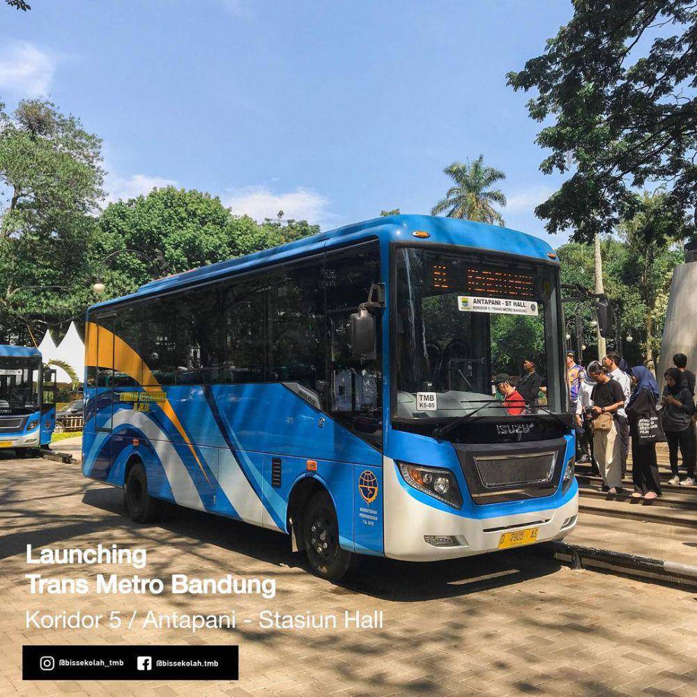 Trans Metro Bandung Koridor 5: Antapani--Stasiun Hall (instagram.com/uptangkutankotabandung)