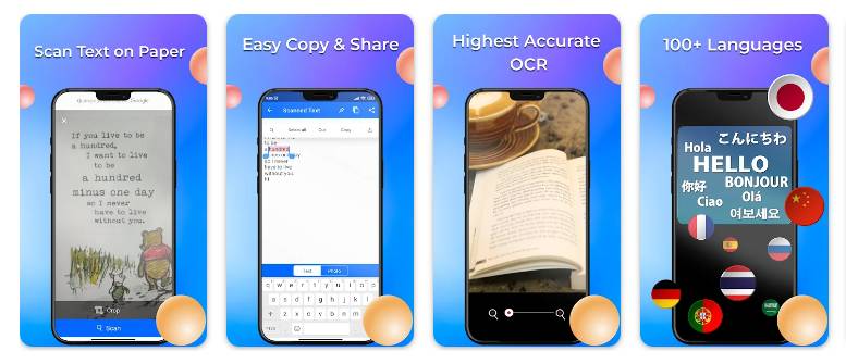 tampilan aplikasi Text Scanner (dok. Google Play Store/Text Scanner)