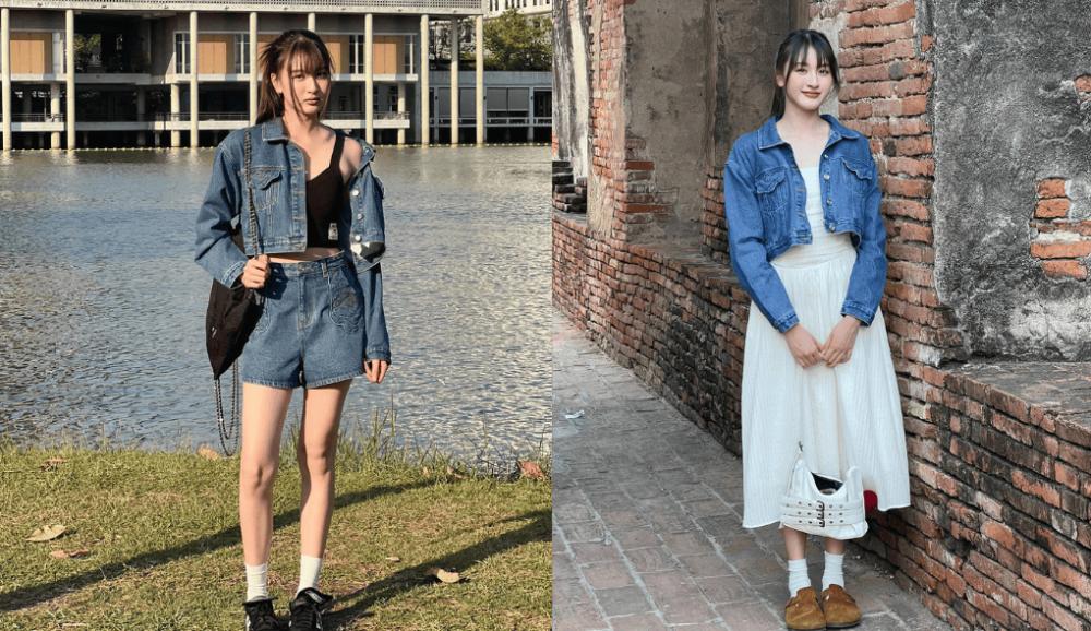 7 Mix and Match Outer Jeans ala View Benyapa, Dijamin Edgy!