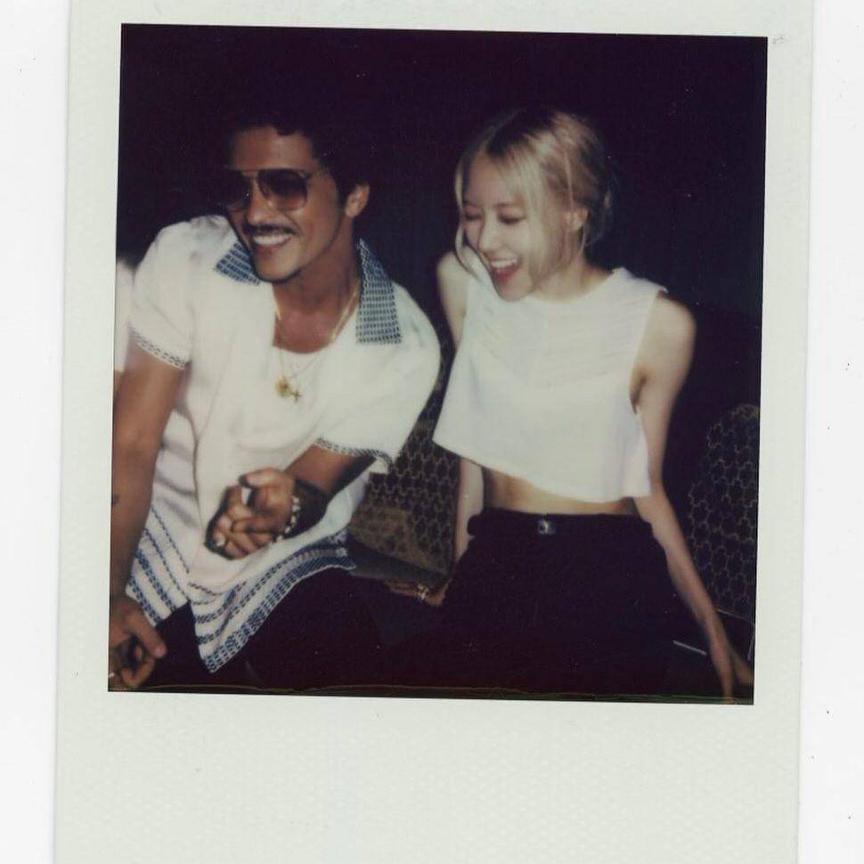 potret Rosé BLACKPINK dan Bruno Mars (instagram.com/roses_are_rosie)