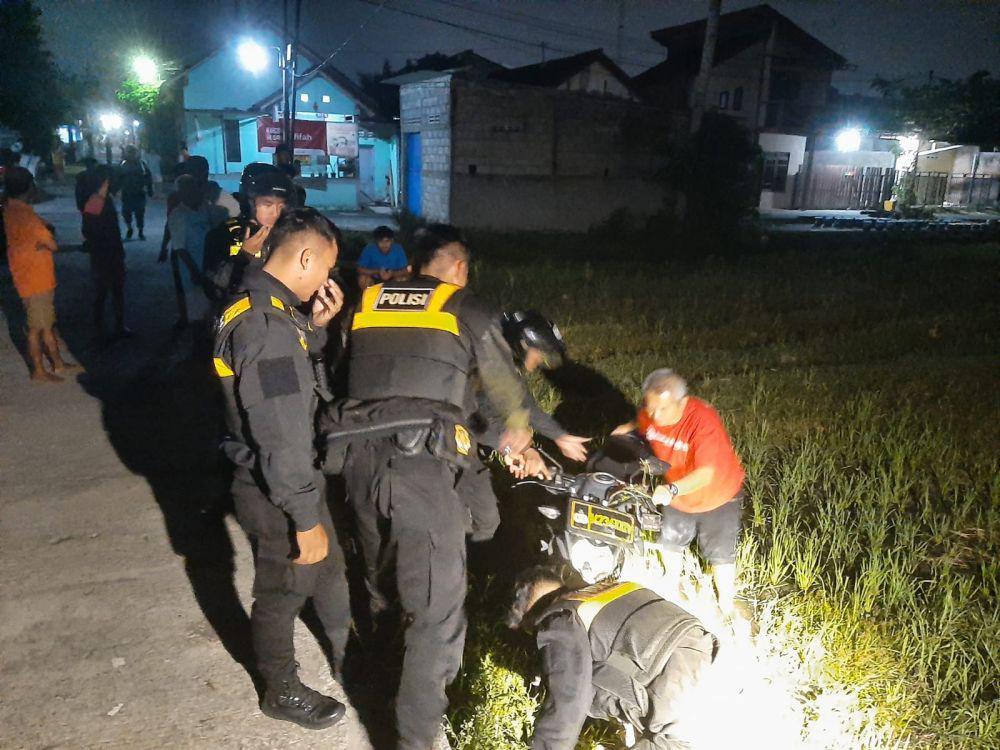 Digebuk Bambu saat Kejar Pemotor, Anggota Polisi Luka Parah