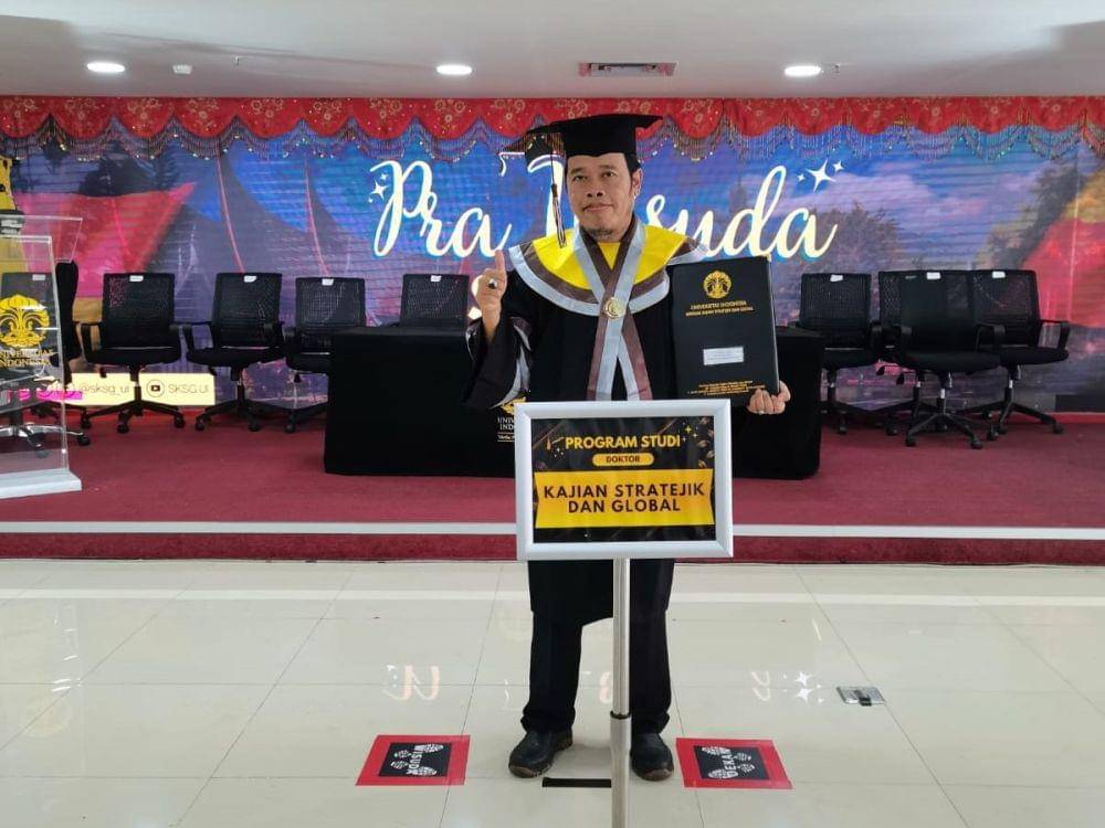 Alumnus Sekolah Kajian Stratejik dan Global Universitas Indonesia, Raden Edi Soewandono (Dokumentasi SKSG UI)