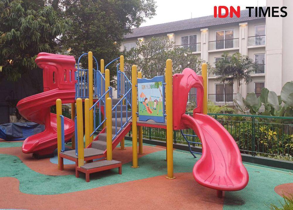 Potret playground di Sheraton Bandung Hotel & Towers, Bandung (IDN Times/Dhiya Awlia Azzahra)
