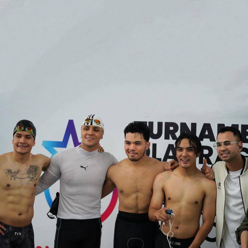Saaih Halilintar ikut lomba renang (instagram.com/genhalilintar)