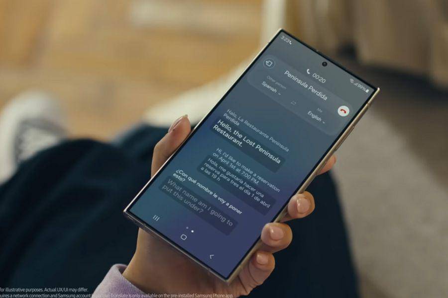 ilustrasi Live Translate (dok. youtube.com/Samsung)