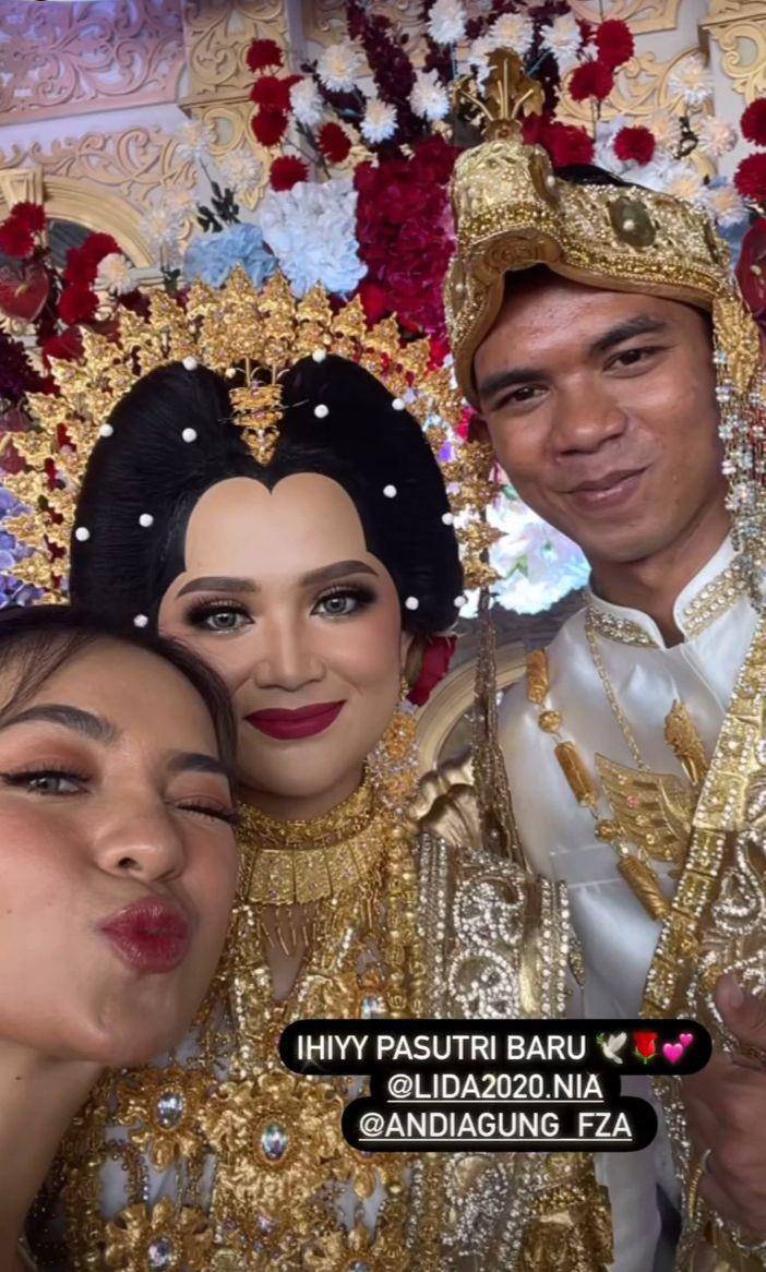 Bridesmaid dan groomsmen Nia Lida (Instagram.com/waodeofficial)