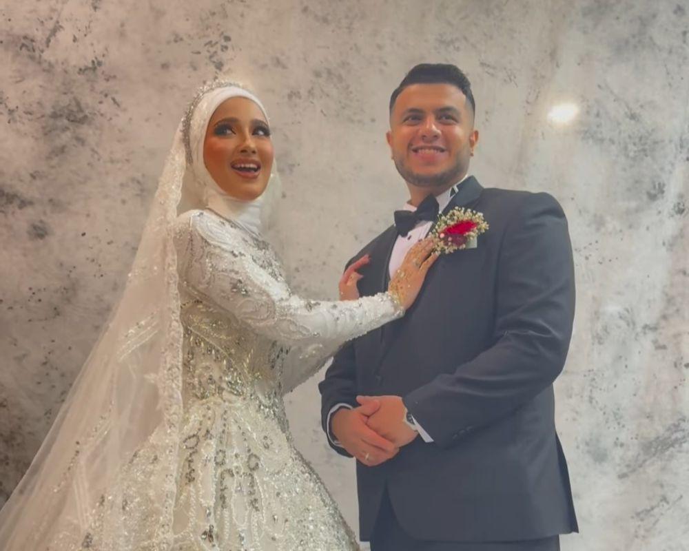 7 Gaya Resepsi Miskah Shafa Istri Yislam Jaidi, Pakai Ball Gown