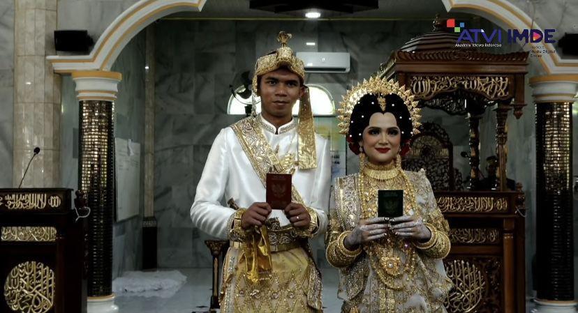 8 Potret Akad Nikah Nia LIDA dan Andi Agung, Kental Nuansa Adat Bugis