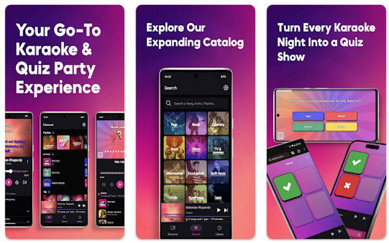 tampilan aplikasi KaraFun (dok. Google Play Store/KaraFun)