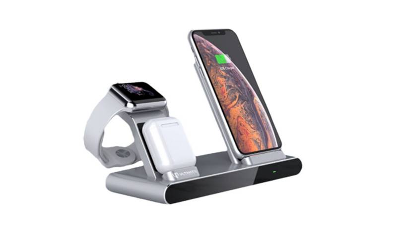 Ultimate Power 3in1 Fast Wireless Charger Stand WCH9 PRO (ultimatepower.id)