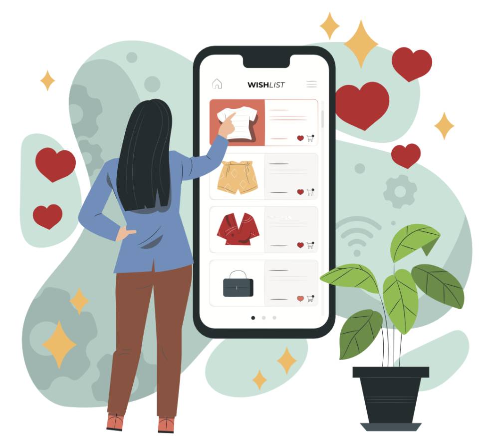 ilustrasi scrolling berbelanja online (dok. IDN Research Institute/Indonesia Millennial and Gen Z Report 2025)