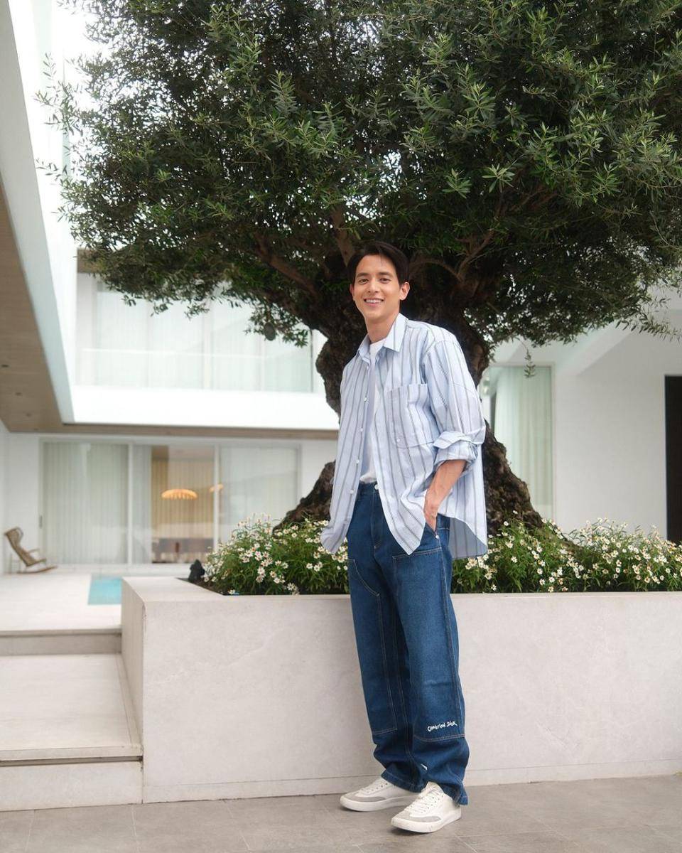 mix and match kemeja ala James Jirayu (instagram.com/jirayu_jj)